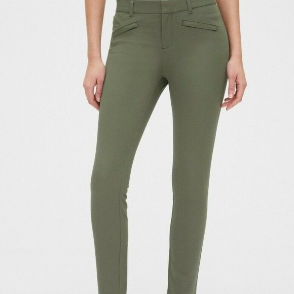 NWT Gap Skinny Ankle Pants Greenway Sz 2 Tall - Picture 1 of 1